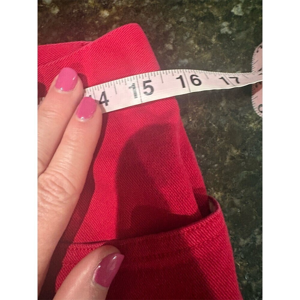 Lauren Jeans Co. Ralph Lauren Jeans Womens Size 10 Red High Rise - Picture 5 of 12
